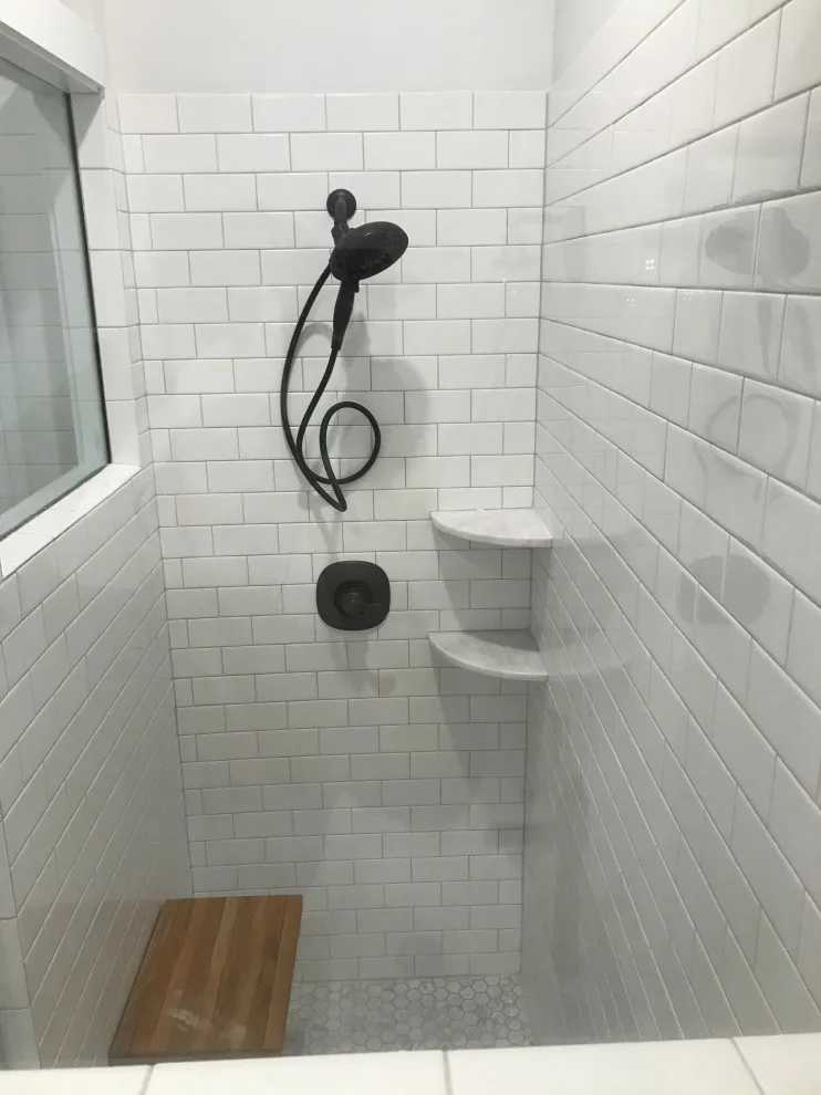 Mid-Century Inspired Bathroom Renovation by Cardillo Construction - Photo 3
