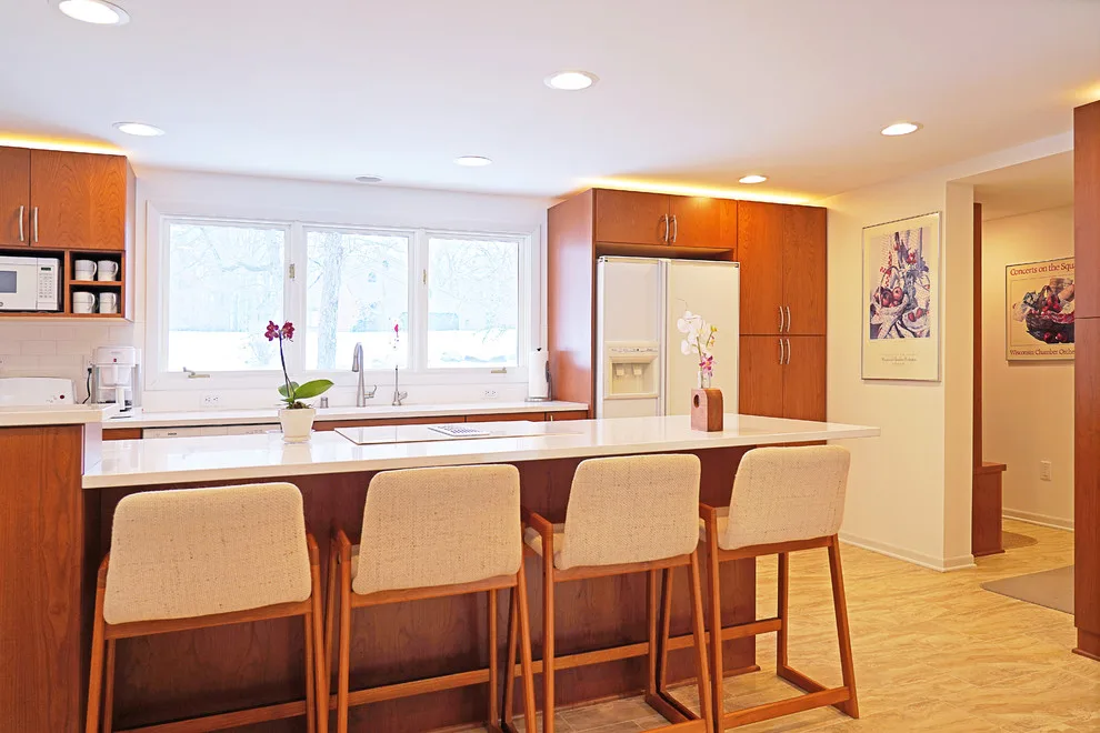 Modern Kitchen in Mid-Century Style by Waunakee Remodeling - Photo 3