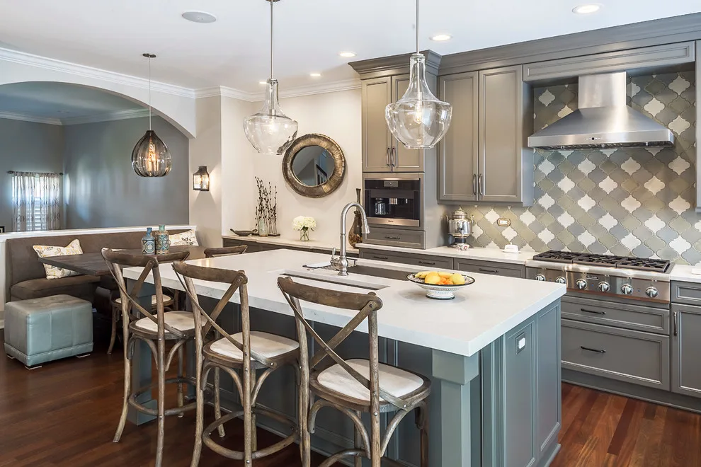 Luxurious Touches in a Compact Gray Kitchen by Adam Hartig - Photo 3