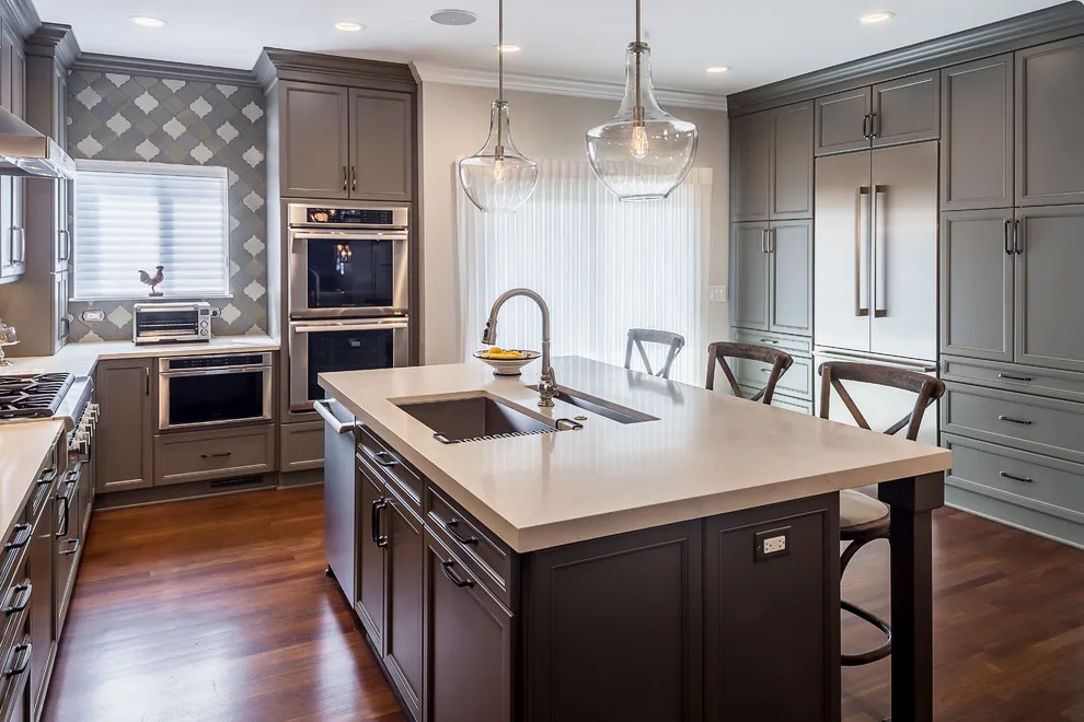 Luxurious Touches in a Compact Gray Kitchen by Adam Hartig - Photo 2