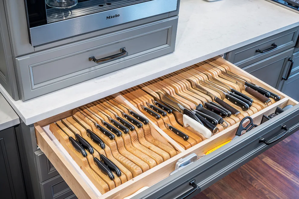 Luxurious Touches in a Compact Gray Kitchen by Adam Hartig - Photo 5