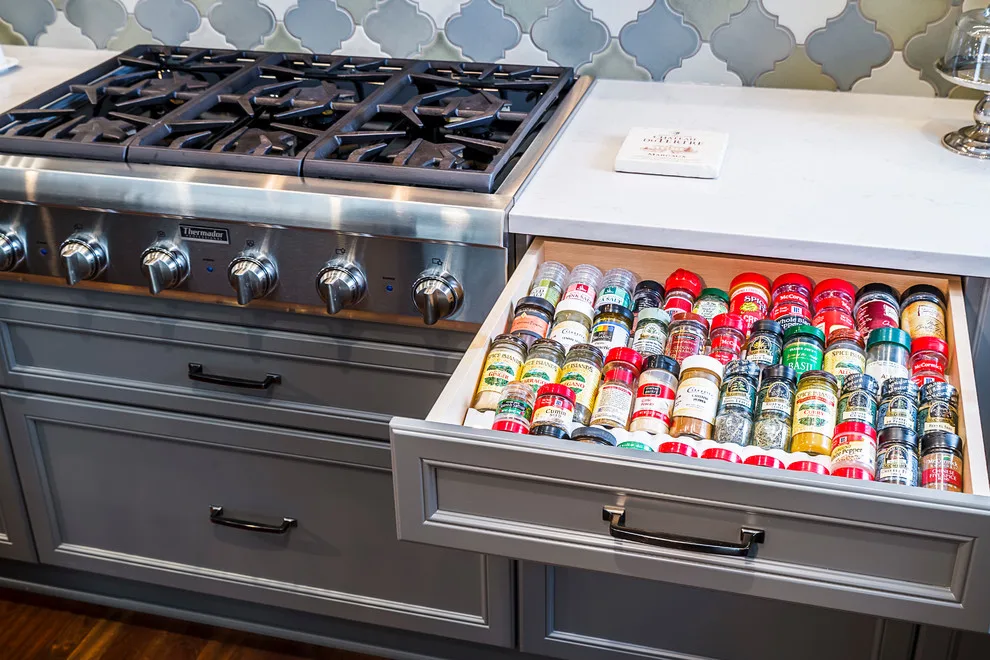 Luxurious Touches in a Compact Gray Kitchen by Adam Hartig - Photo 6