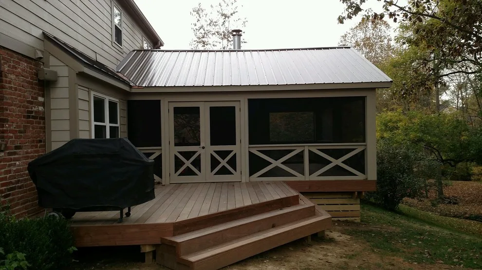 Custom Fireplace and Sunroom by SDC Custom Homes & Remodeling - Photo 5