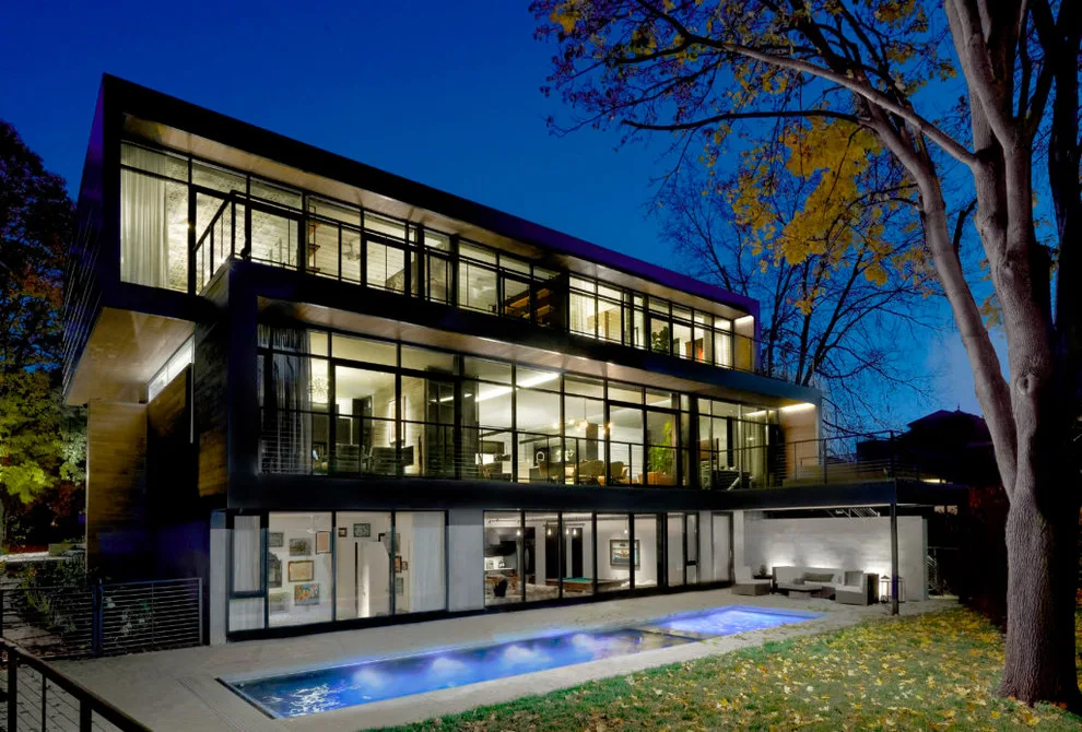 Contemporary Two-Story Riverfront Residence by C & C Custom Builders - Photo 40