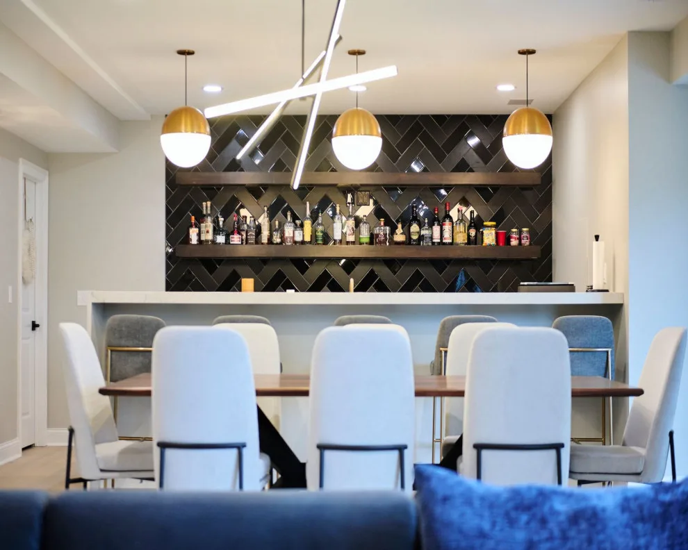 Contemporary Basement Renovation by Aptitude Design & Build - Photo 11