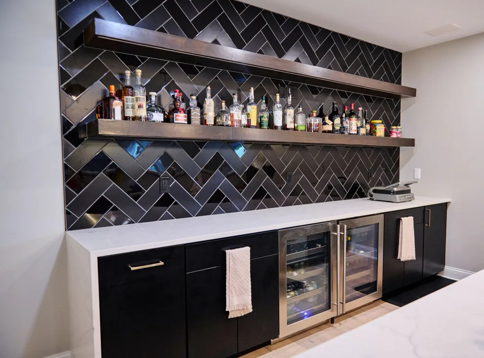 Contemporary Basement Renovation by Aptitude Design & Build - Photo 22