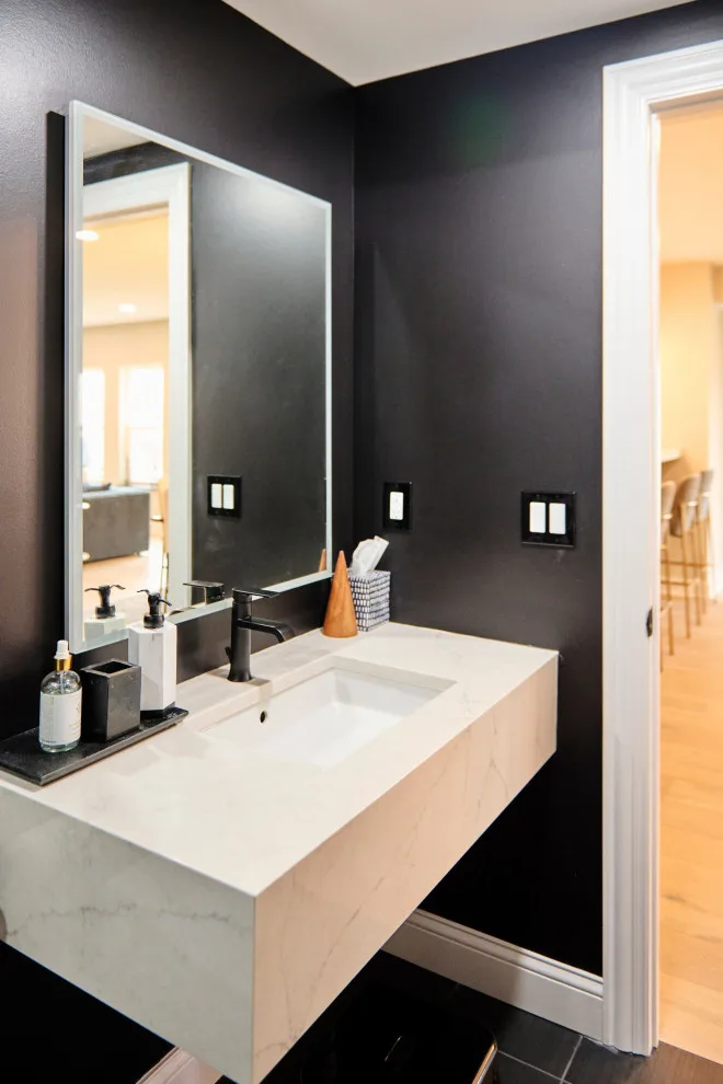 Contemporary Basement Renovation by Aptitude Design & Build - Photo 7
