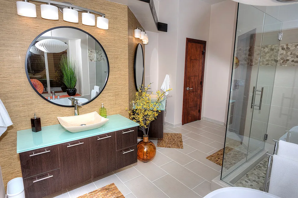 Contemporary Restroom by Home Renew - Photo 10