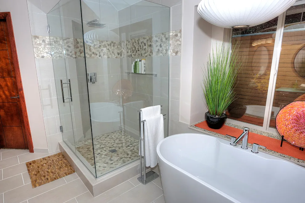 Contemporary Restroom by Home Renew - Photo 12