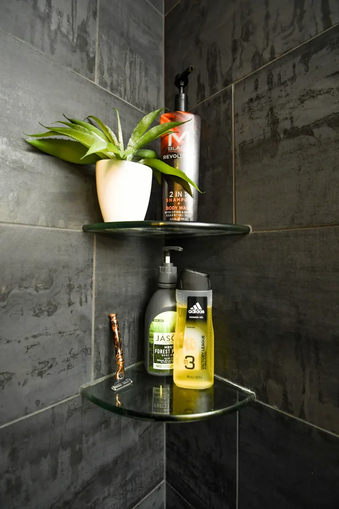 Contemporary Bathroom with a Rustic Touch by Blue Ridge Design Build - Photo 8