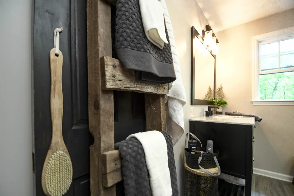 Contemporary Bathroom with a Rustic Touch by Blue Ridge Design Build - Photo 6