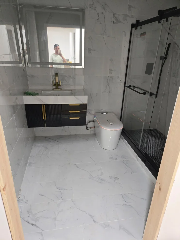 Contemporary Guest Bathroom Renovation by G Remodeling - Photo 4