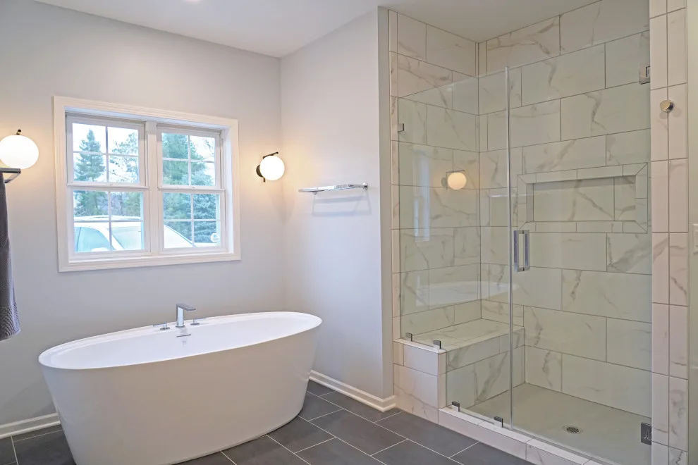 Contemporary Washroom by Waunakee Remodeling - Photo 12