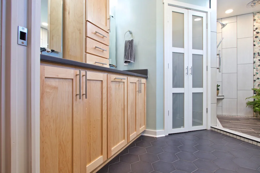 Contemporary Restroom by Blue Ridge Design Build - Photo 4