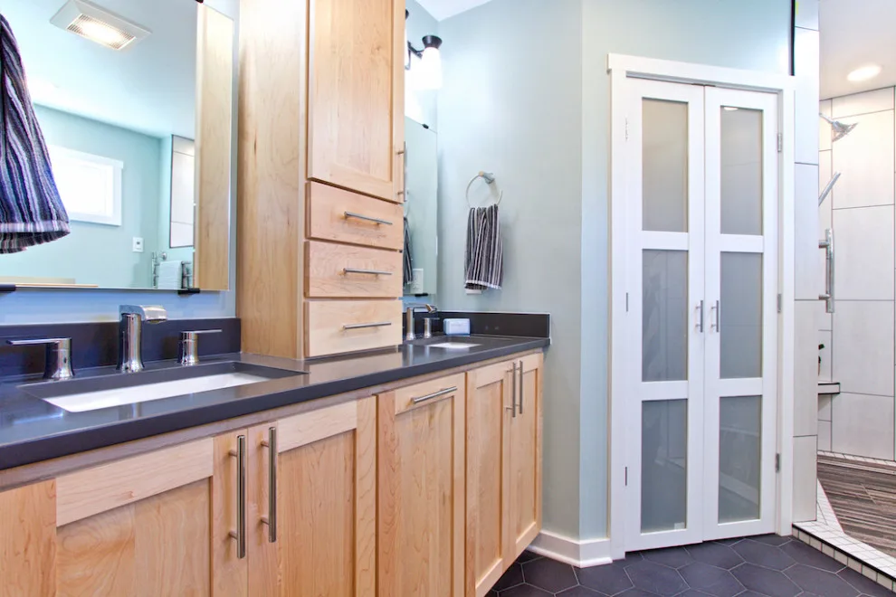 Contemporary Restroom by Blue Ridge Design Build - Photo 2