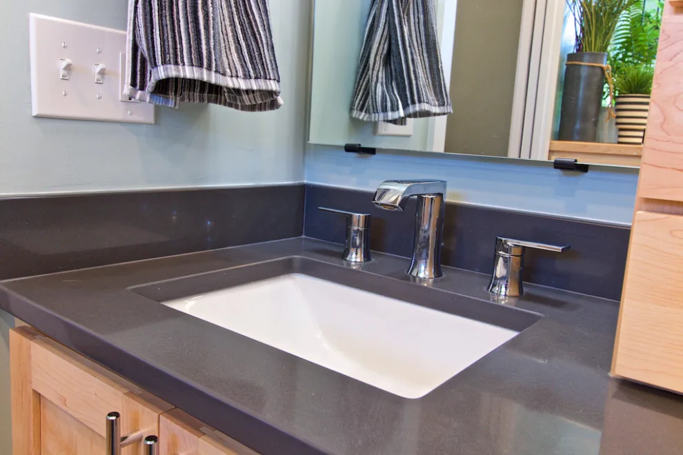 Contemporary Restroom by Blue Ridge Design Build - Photo 29