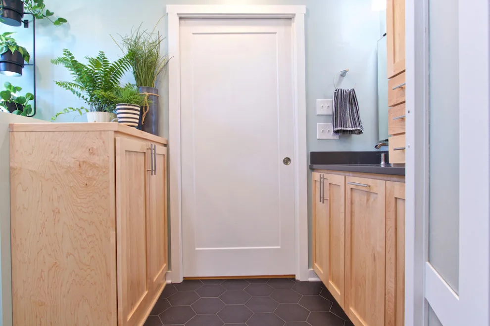 Contemporary Restroom by Blue Ridge Design Build - Photo 9