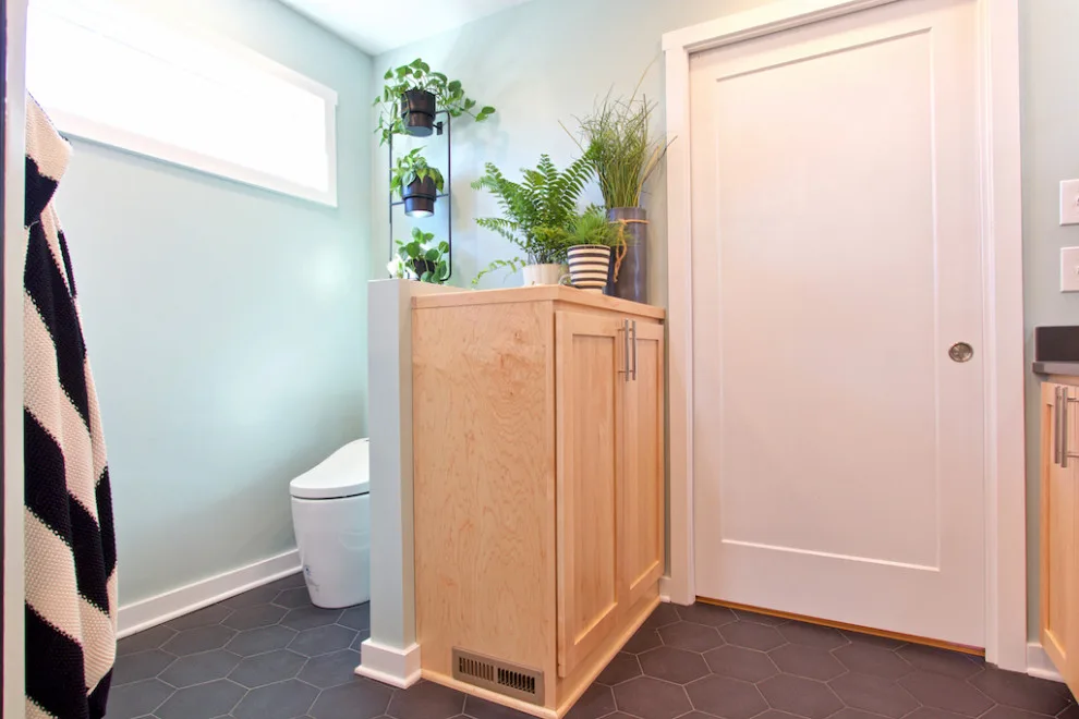 Contemporary Restroom by Blue Ridge Design Build - Photo 12