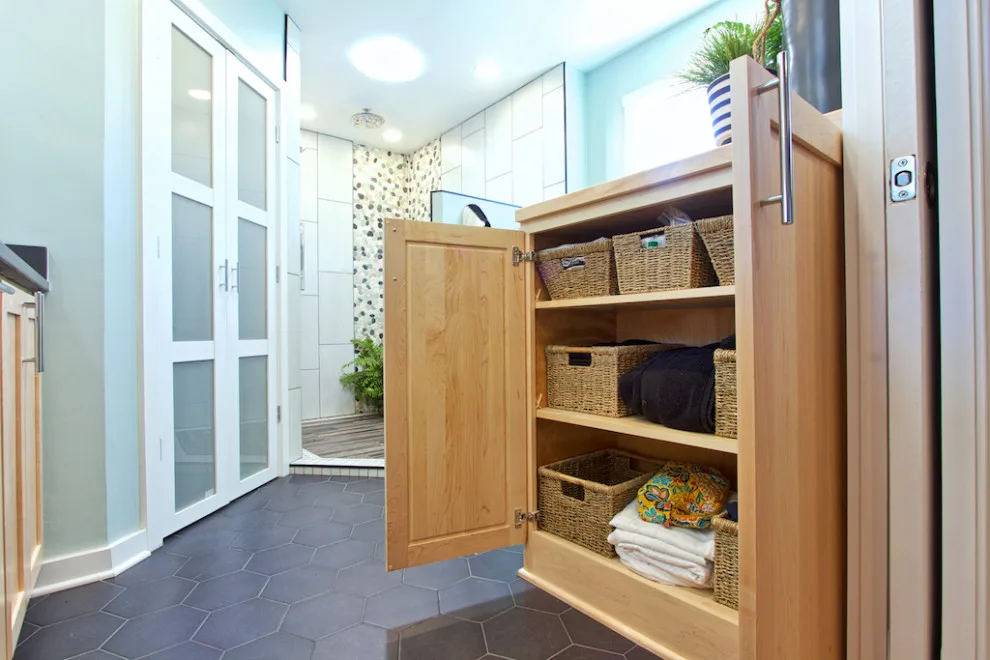 Contemporary Restroom by Blue Ridge Design Build - Photo 17