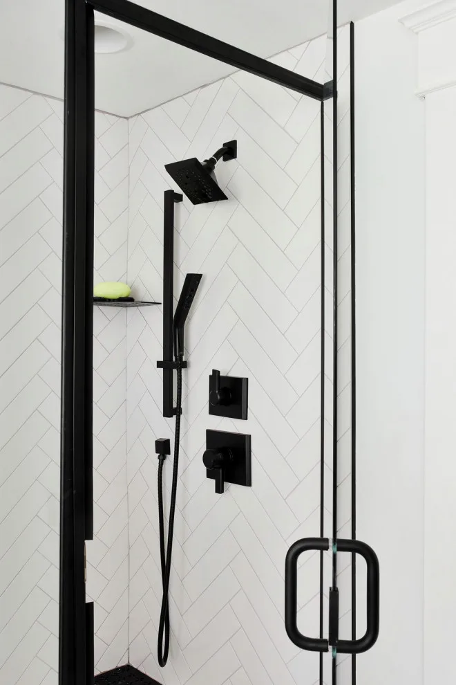 Contemporary Bathroom Renovation by Building Company Number 7, Inc. - Photo 4