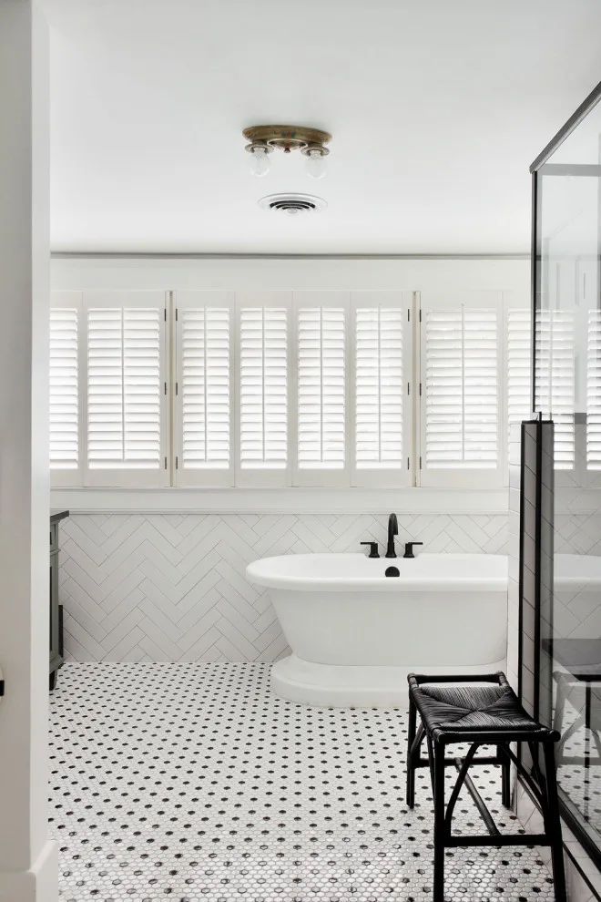 Contemporary Bathroom Renovation by Building Company Number 7, Inc. - Photo 10