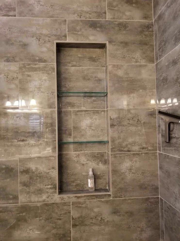 Contemporary Bathroom Renovation by SLM General Contractors, LLC - Photo 2