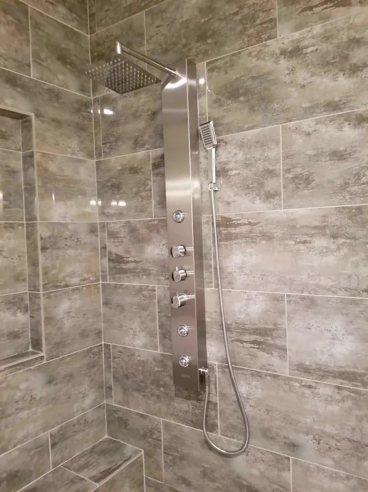 Contemporary Bathroom Renovation by SLM General Contractors, LLC - Photo 14