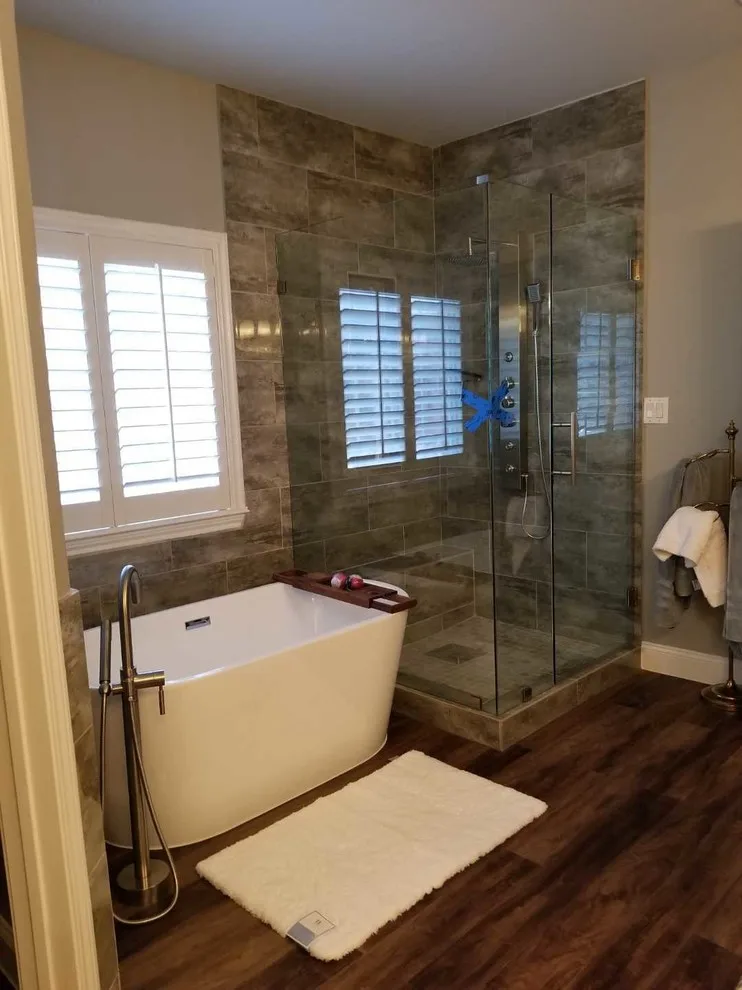 Contemporary Bathroom Renovation by SLM General Contractors, LLC - Photo 3