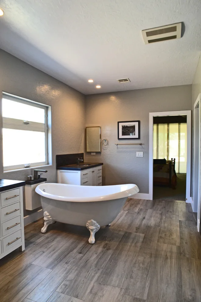 Contemporary Bathroom Renovation by AFR Construction - Photo 9