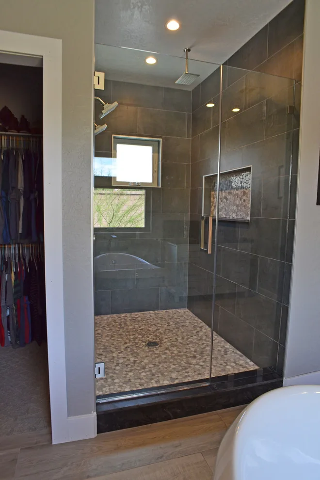 Contemporary Bathroom Renovation by AFR Construction - Photo 29