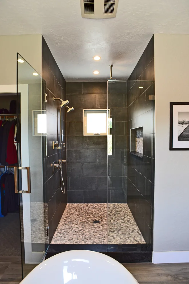Contemporary Bathroom Renovation by AFR Construction - Photo 16