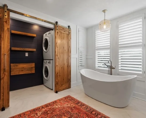 Contemporary Bathroom Remodel by Casino Co. Renovations - Photo 7