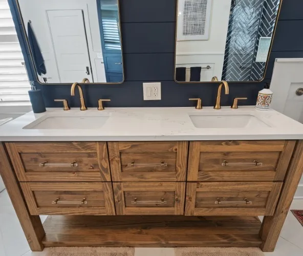 Contemporary Bathroom Remodel by Casino Co. Renovations - Photo 2