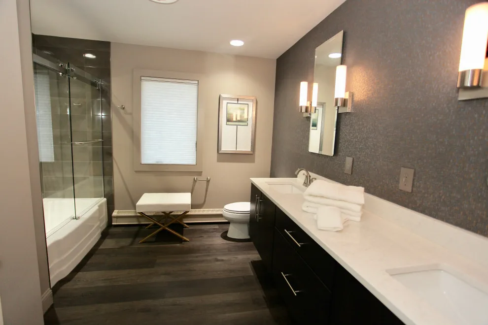 Contemporary Restrooms by Booher Remodeling Company - Photo 3
