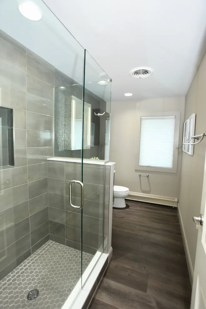 Contemporary Restrooms by Booher Remodeling Company - Photo 4
