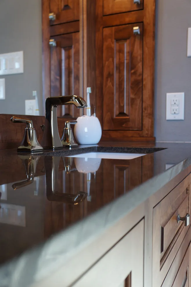 Contemporary Minimalist Master Bathroom by Servigon Construction Group - Photo 2