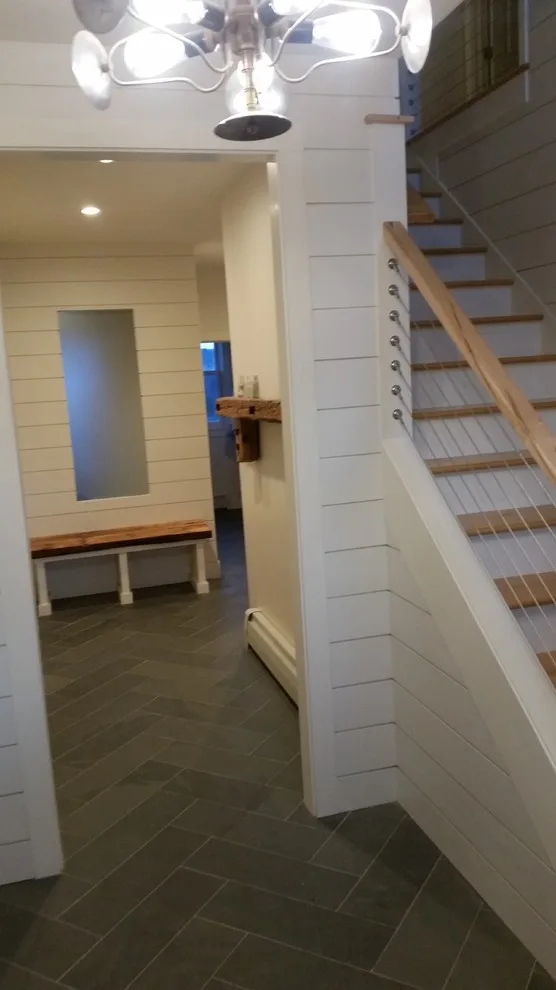 Contemporary Farmhouse Renovation by Re-Modern Homes Inc/All Aspects Tile And Carpentry - Photo 2