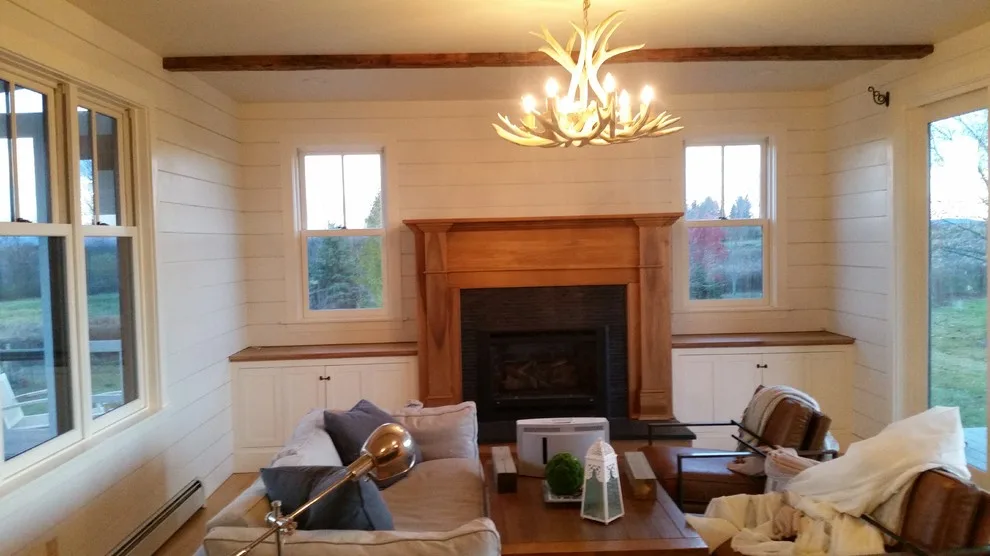Contemporary Farmhouse Renovation by Re-Modern Homes Inc/All Aspects Tile And Carpentry - Photo 6