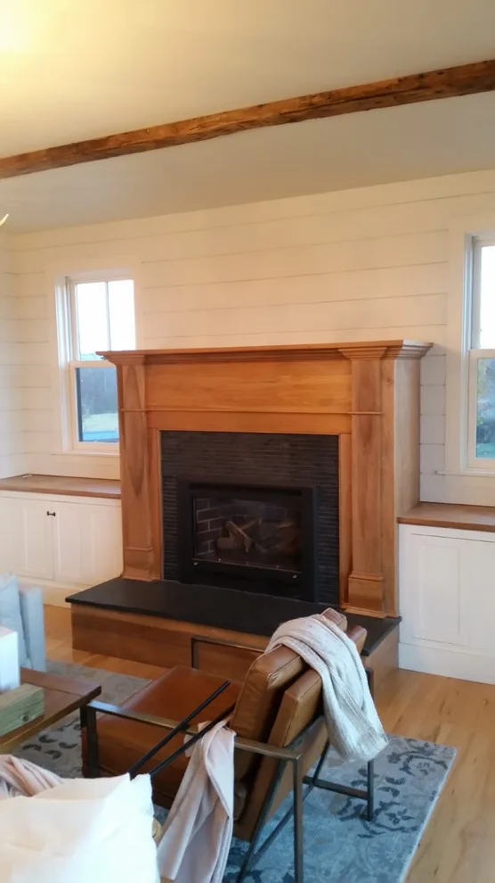 Contemporary Farmhouse Renovation by Re-Modern Homes Inc/All Aspects Tile And Carpentry - Photo 4