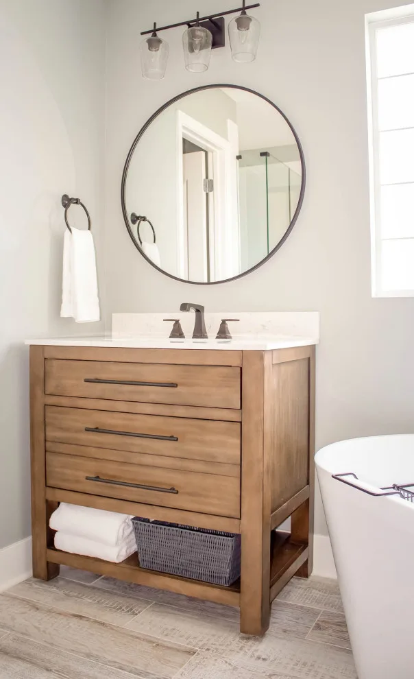 Contemporary Farmhouse Primary Bathroom by Bryan Casey Construction LLC - Photo 19