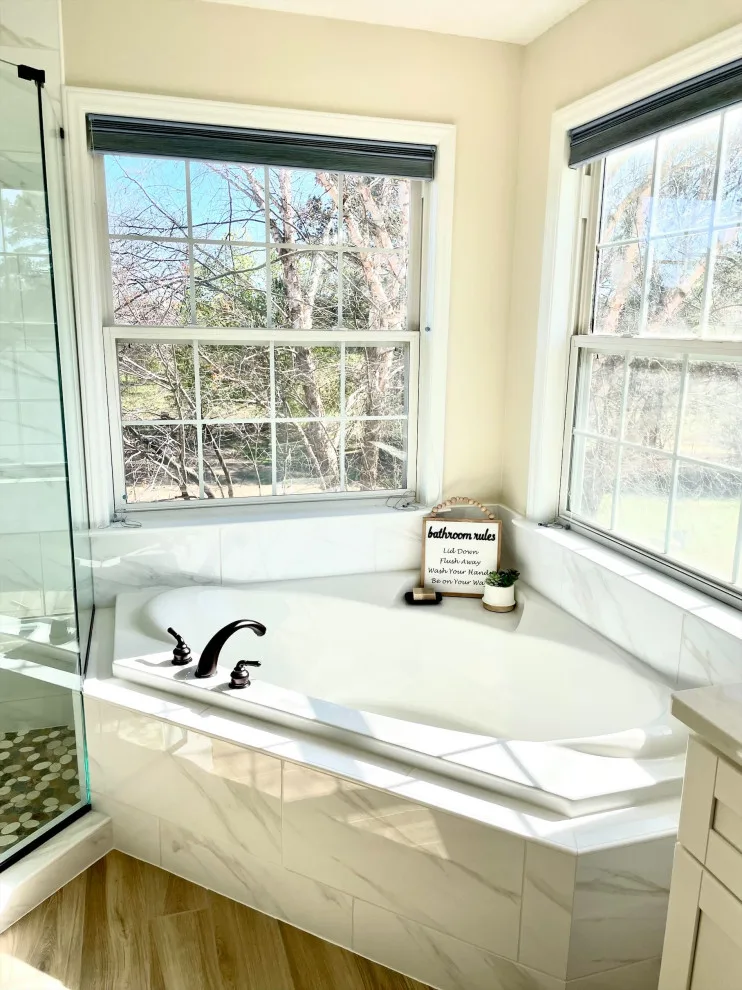 Contemporary Farmhouse Bathroom Renovation by TG Construction & Design, Inc. - Photo 2