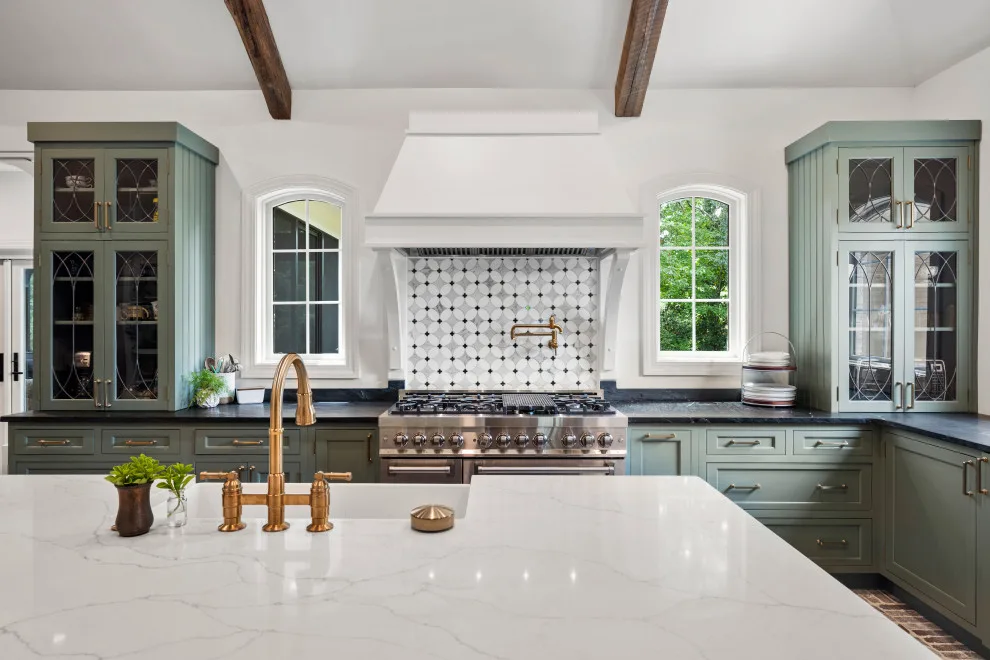 Contemporary French Rural Kitchen by Owners Choice Construction - Photo 6
