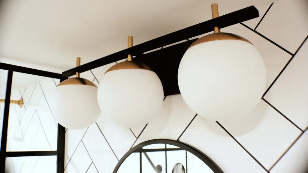 Contemporary Geometric Luxe Bath by Mint Construction - Photo 8