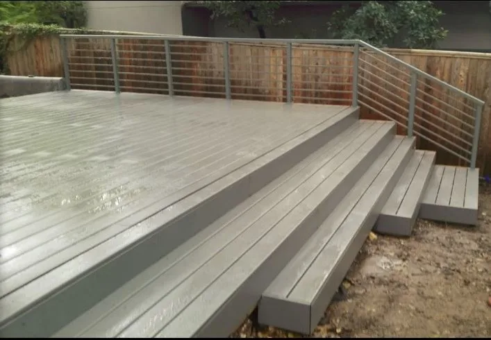Contemporary Gray Composite Decking by Capitol City Wood Works LLC - Photo 2