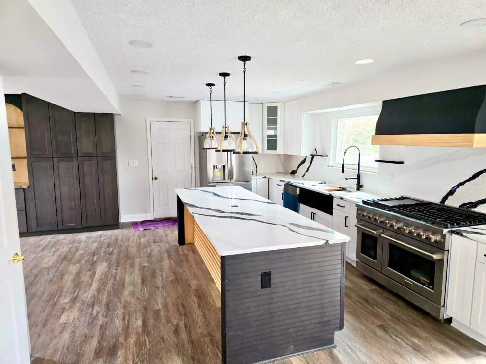 Contemporary Kitchen and First Floor Remodel by MSH Signature Home Improvements - Photo 3