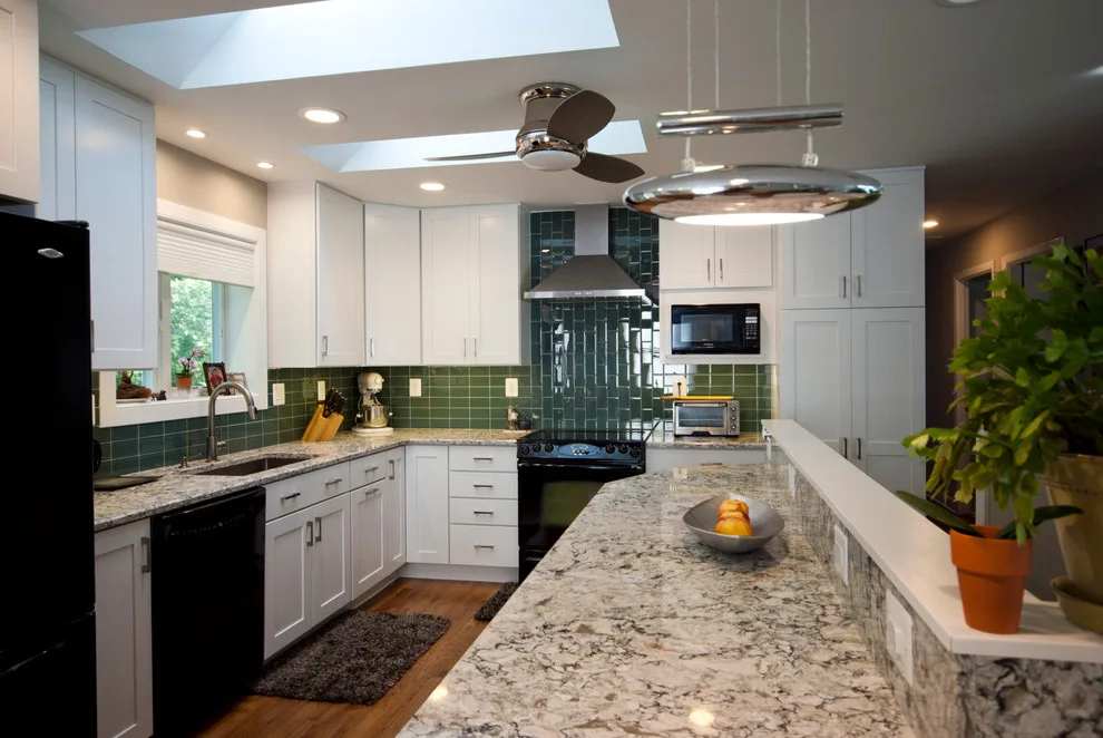 Contemporary Kitchen and Living Space by Cornerstone Remodeling, LLC - Photo 12