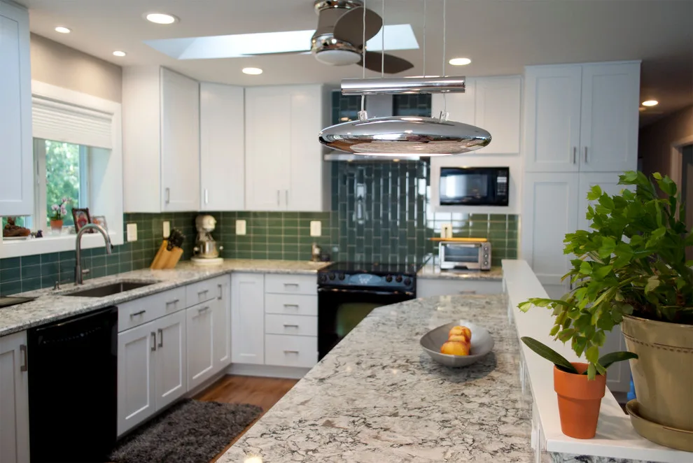 Contemporary Kitchen and Living Space by Cornerstone Remodeling, LLC - Photo 9