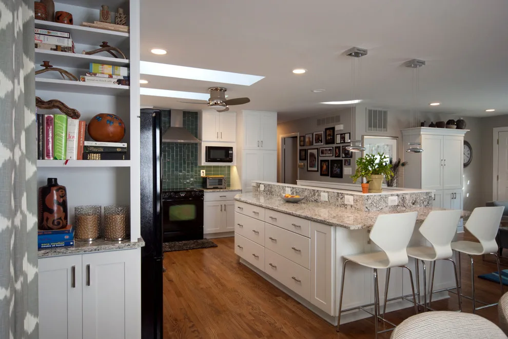 Contemporary Kitchen and Living Space by Cornerstone Remodeling, LLC - Photo 23