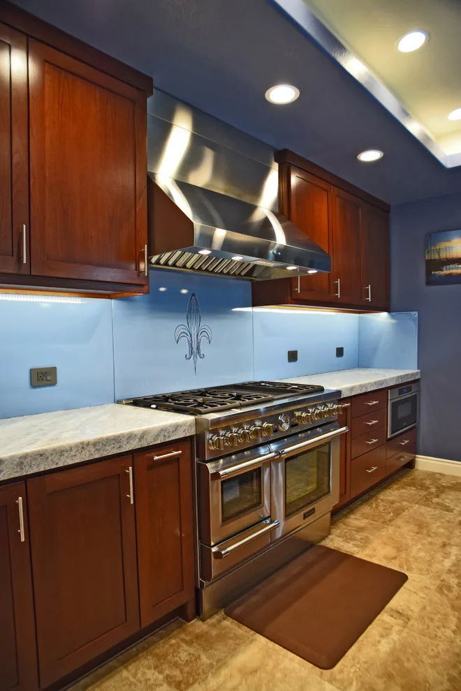 Contemporary Kitchen with Illuminated Granite Counters by AFR Construction - Photo 34