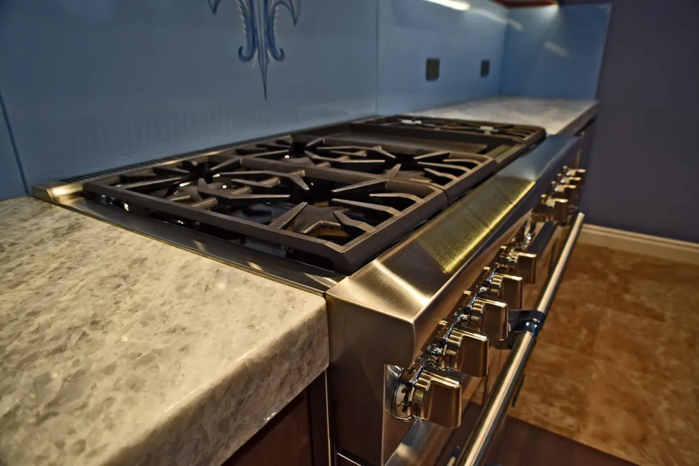 Contemporary Kitchen with Illuminated Granite Counters by AFR Construction - Photo 4